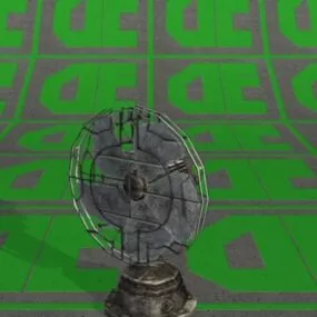 Game Vintage Fan 3d model
