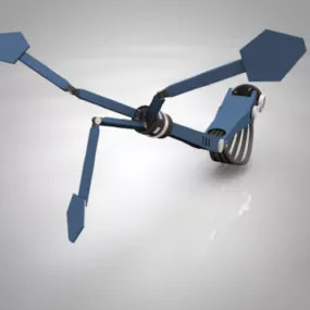 Rigged Robot Arm 3d model