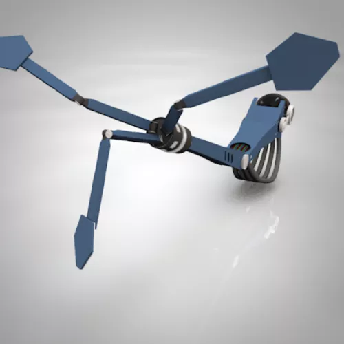 Rigged Robot Arm 3d model Rigged Robot Arm 3d model