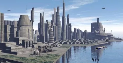 Future City Scene 3d model Future City Scene 3d model