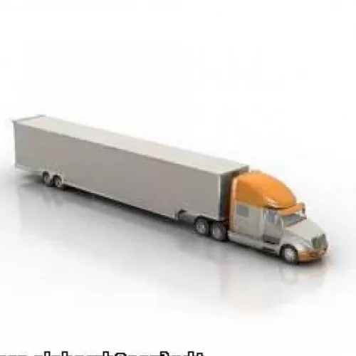 Mobile Diesel Trailer 3d model