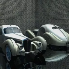 Bugatti 1938 Car 3d model