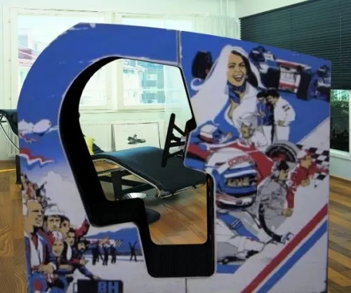 Pole Position Arcade Machine Game 3d model Pole Position Arcade Machine Game 3d model
