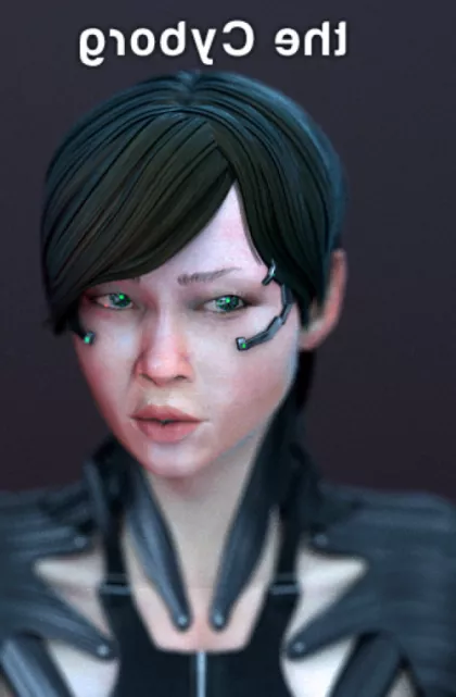 Cyborg Female Character 3d model Cyborg Female Character 3d model