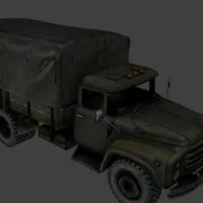 Lowpoly Truck 3d model