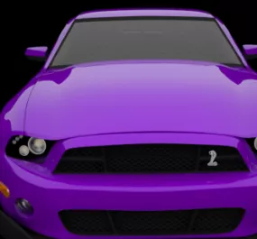 Ford Shelby Gt Car 3d model