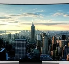 Television Curved 3d model