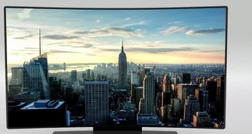 Television Curved 3d model Television Curved 3d model