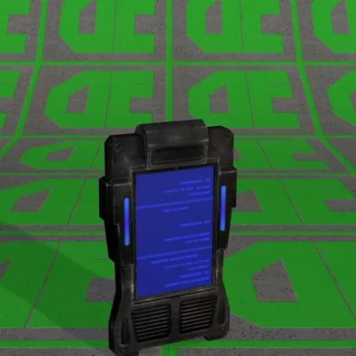 Alien Character With Spacecraft 3d model