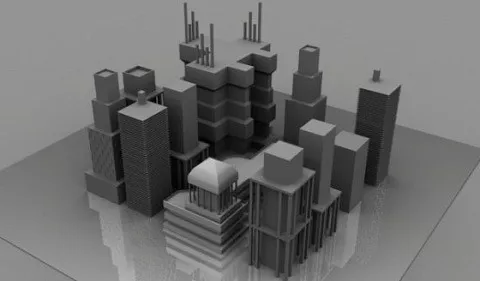 Pakistan Monument Temple Building 3d model