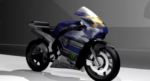 Cafe Racer Sports Motorbike Triumph 3d model