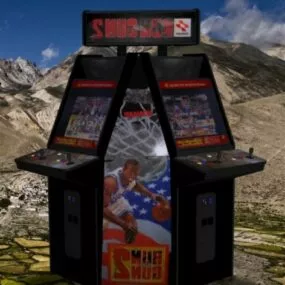 Run And Gun Arcade Game Machine 3d model