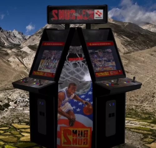 Run And Gun Arcade Game Machine 3d model Run And Gun Arcade Game Machine 3d model