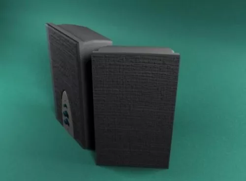 Black Speaker 2.0 3d model Black Speaker 2.0 3d model