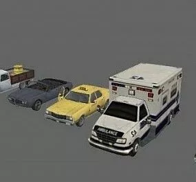 Cars Pack 3d model