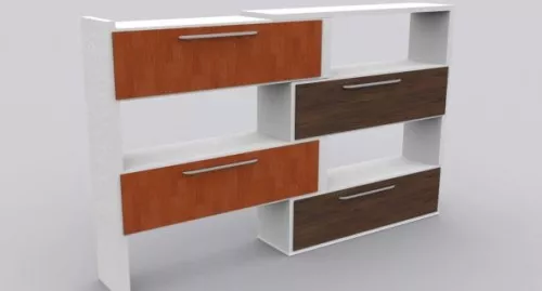 Single Book With Lable 3d model