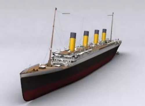 Titanic Ship 3d model Titanic Ship 3d model