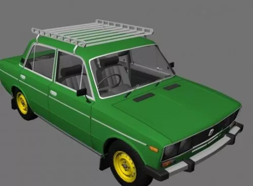 Vaz 2106 Car 3d model Vaz 2106 Car 3d model