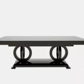 Wooden Table Furniture 3d model
