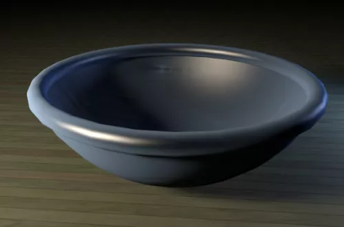 Metal Bowl 3d model Metal Bowl 3d model
