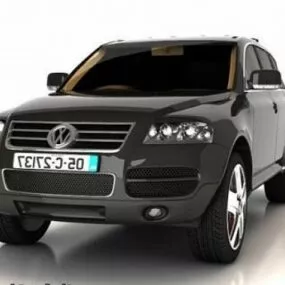 Vw Touareg Car 3d model