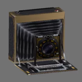 Old Frame Camera 3d model