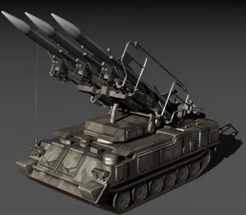 2k12 Kub Weapon 3d model 2k12 Kub Weapon 3d model