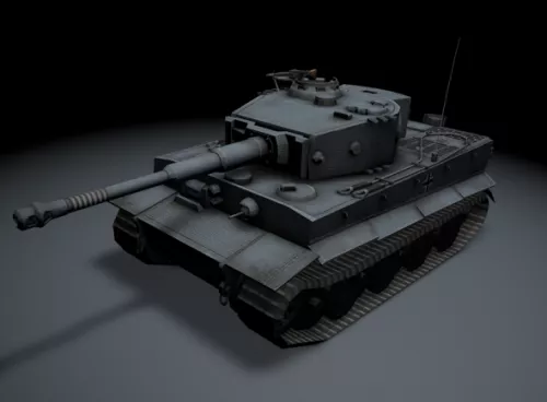 Veteran Tiger Tank 3d model Veteran Tiger Tank 3d model