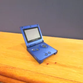 Retro Gameboy Sp 3d model