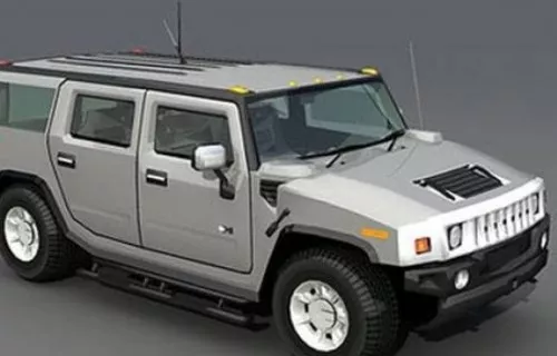 Usa Hummer Car 3d model Usa Hummer Car 3d model