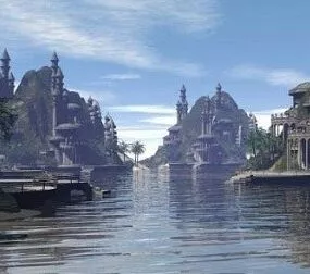 Castle Exterior Scene 3d model