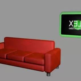 Sofa 3 Seats 3d model