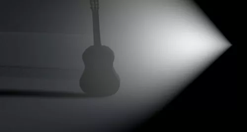 Lowpoly Classic Guitar 3d model
