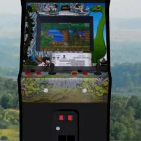 Caveman Upright Arcade Machine 3d model