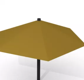 Coffee Umbrella 3d model