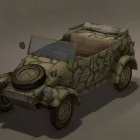 German Kubelwagen Ww2 Car 3d model