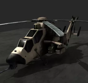 Tiger Helicopter Aircraft 3d model