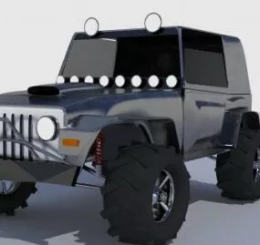 Off-road Jeep 3d model