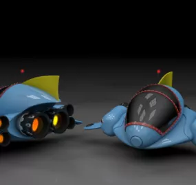 Future SpaceShip 3d model