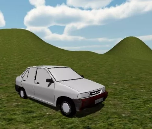 Pride Car 3d model Pride Car 3d model