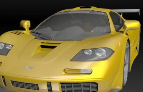 Mclaren F1 Car 3d model Mclaren F1 Car 3d model