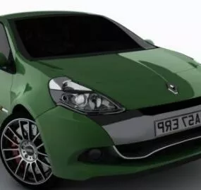 Renault Clio Sport Car 3d model