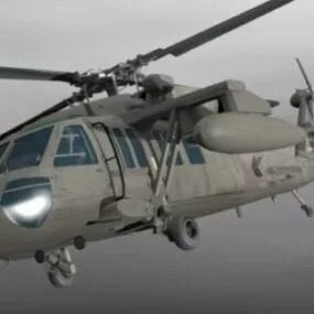 Uh60 Helicopter 3d model