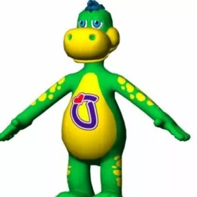 Cartoon Dinosaur 3d model
