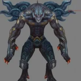 Panther Boss Game Character 3d model