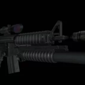 M4a1 Gun 3d model