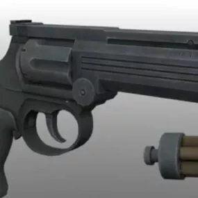 Mp412 Rex HandGun 3d model