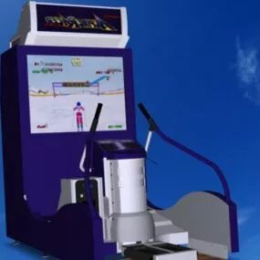 Alpine Racer Arcade Machine 3d model