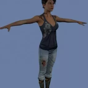 Alice Murray Girl 3d model