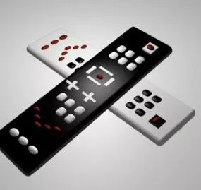 TV Remote 3d model